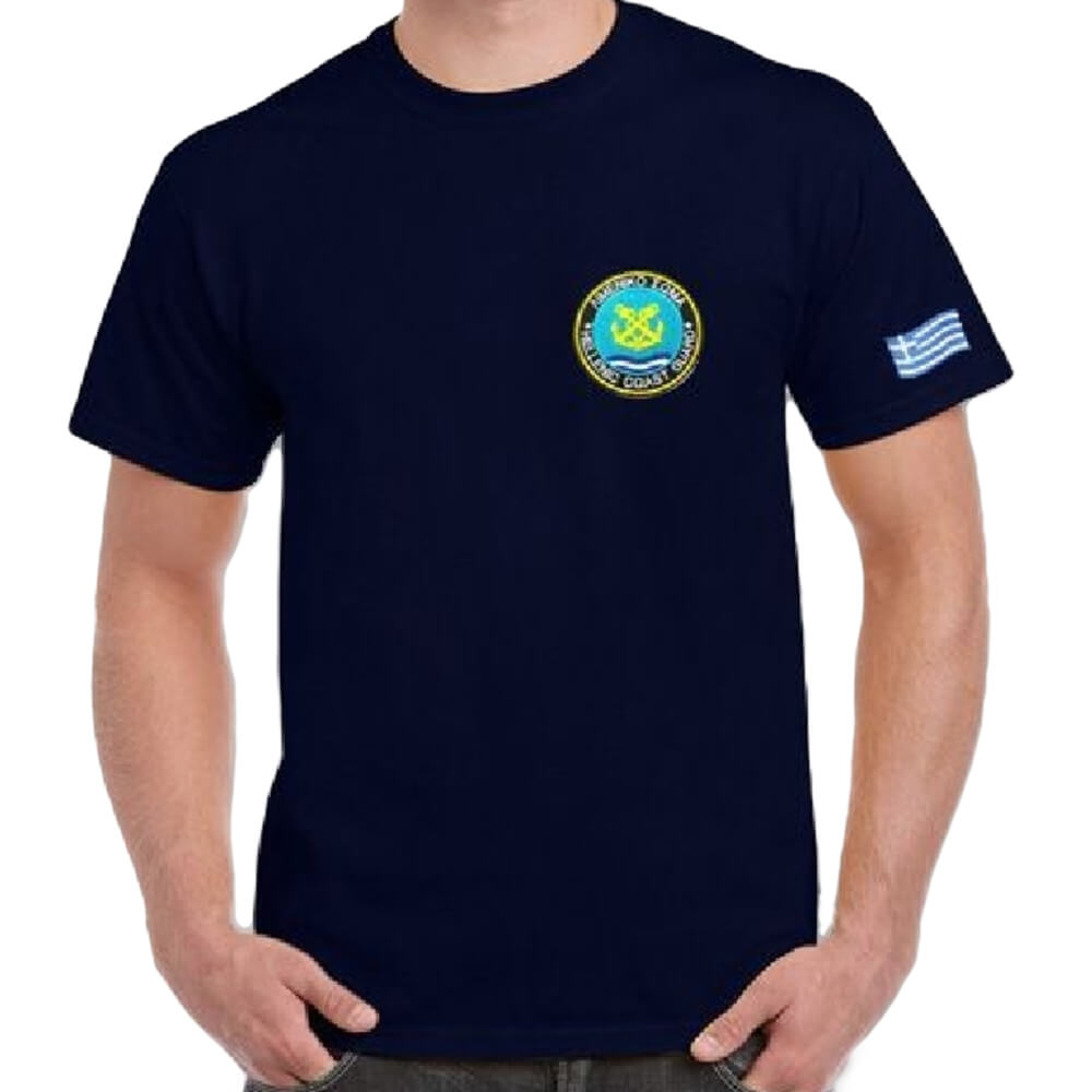 Μπλουζάκι Μακό Λιμενικού (κέντημα)