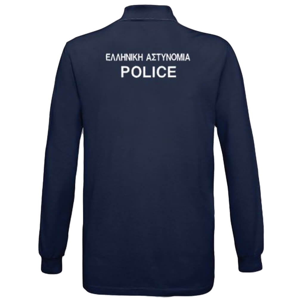 Μπλούζα Polo Αστυνομίας Μακρυμάνικη (κέντημα)